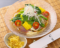 大潟村野菜サラダうどん